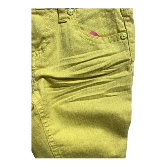Arizona Bermuda Yellow Denim Shorts Size 6X - Picture 5 of 7